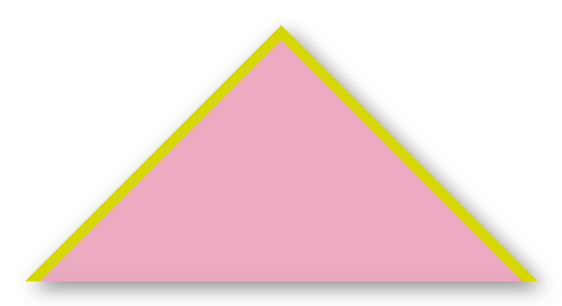 Foulard scout Rose Bonbon Biais Jaune Citron