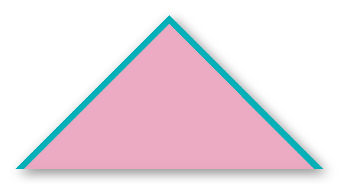Foulard scout Rose Bonbon Biais Turquoise