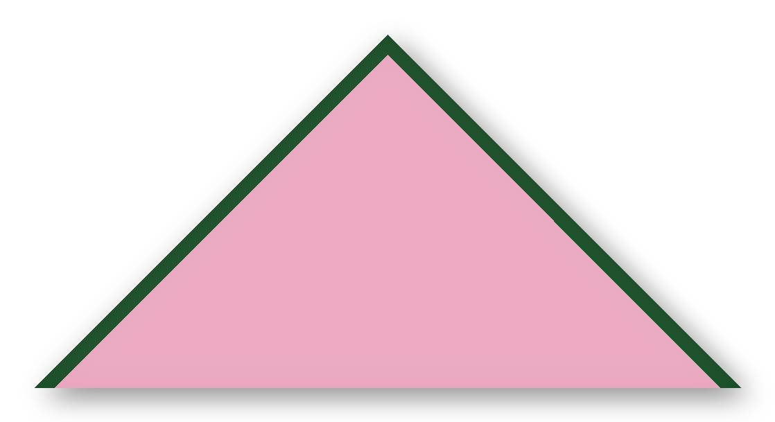 Foulard scout Rose Bonbon Biais Vert Sapin