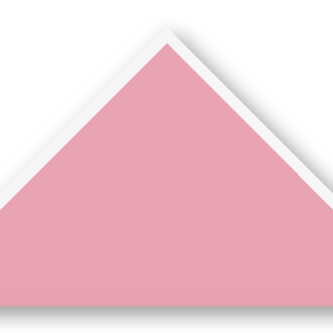 Foulard scout Rose CC42 Biais Blanc