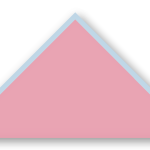 Foulard scout Rose CC42 Biais Bleu Glacier