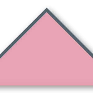 Foulard scout Rose CC42 Biais Gris Ardoise