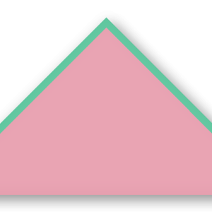 Foulard scout Rose CC42 Biais Menthe