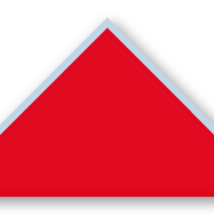 Foulard scout Rouge CC21 Biais Bleu Glacier