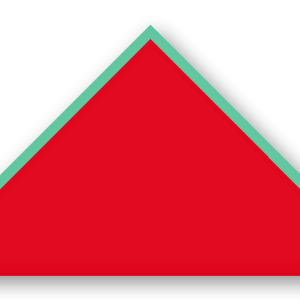 Foulard scout Rouge CC21 Biais Menthe