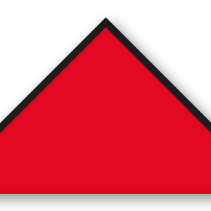 Foulard scout Rouge CC21 Biais Noir