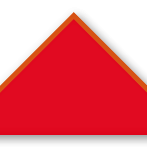 Foulard scout Rouge CC21 Biais Orange