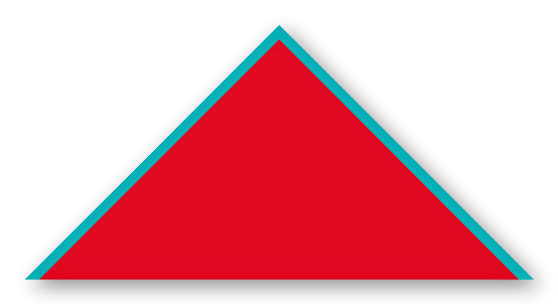 Foulard scout Rouge CC21 Biais Turquoise