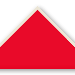 Foulard scout Rouge Biais Ecru