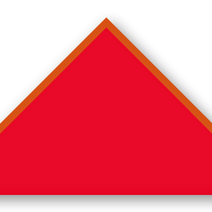 Foulard scout Rouge Biais Orange