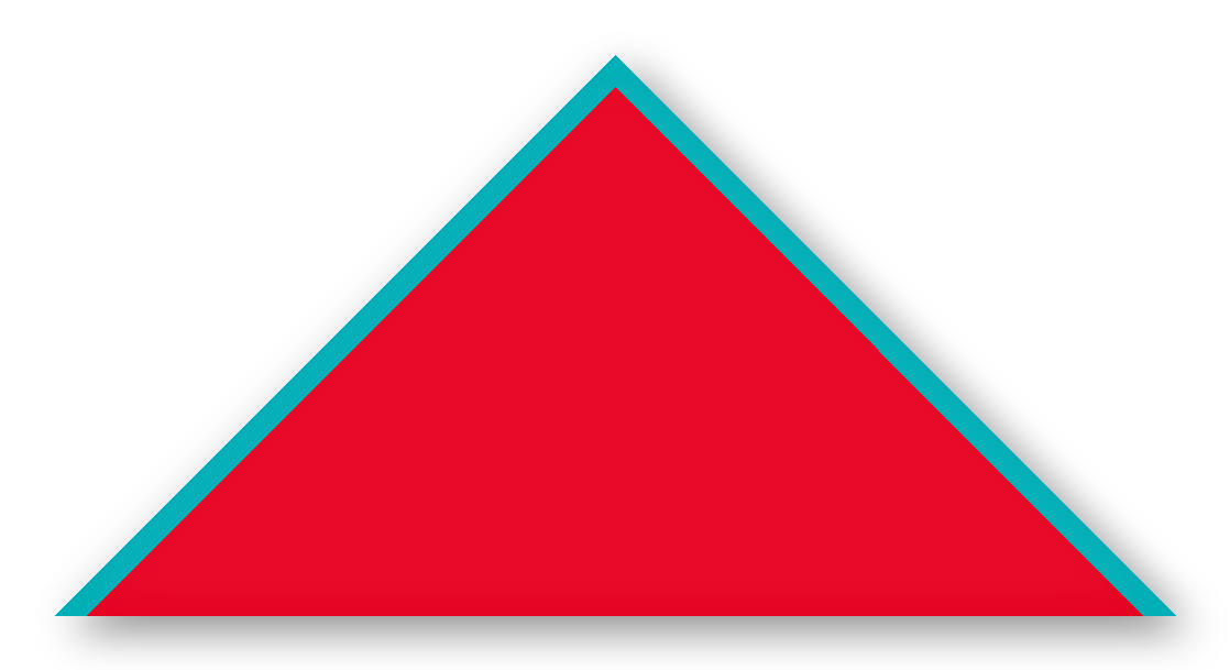 Foulard scout Rouge Biais Turquoise