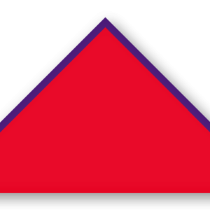 Foulard scout Rouge Biais Violet