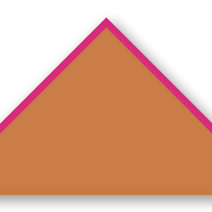 Foulard scout Rouille CC23 Biais Rose Vif