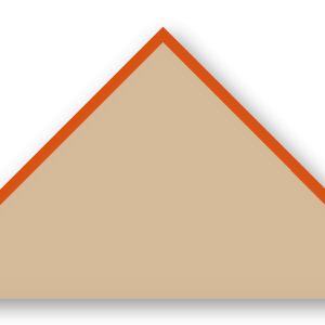 Foulard scout Sable Biais Orange