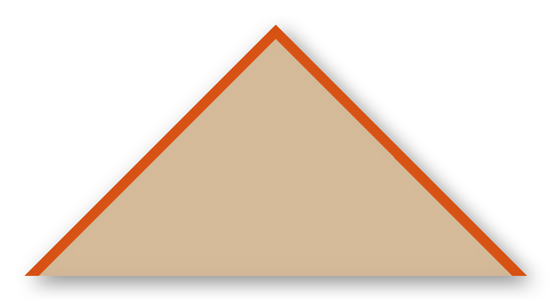 Foulard scout Sable Biais Orange