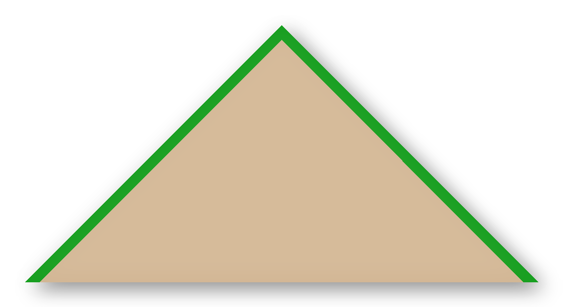 Foulard scout Sable Biais Vert Prairie