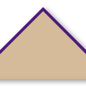 Foulard scout Sable Biais Violet