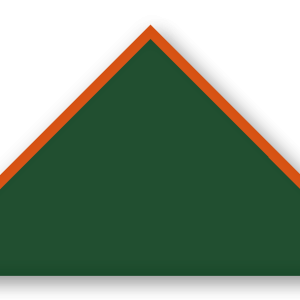Foulard scout Sapin CC29 Biais Orange