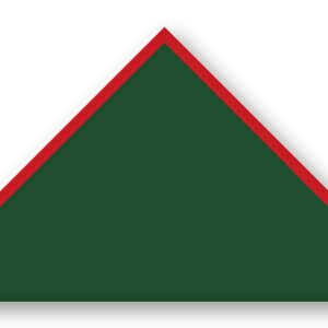 Foulard scout Sapin CC29 Biais Rouge