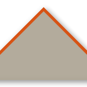 Foulard scout Souris CC05 Biais Orange