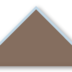 Foulard scout Taupe CC35 Biais Bleu Glacier