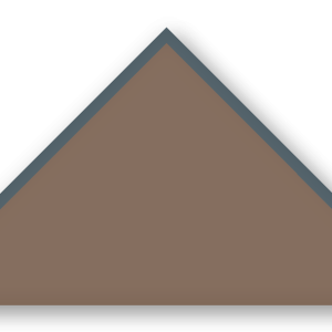 Foulard scout Taupe CC35 Biais Gris Ardoise