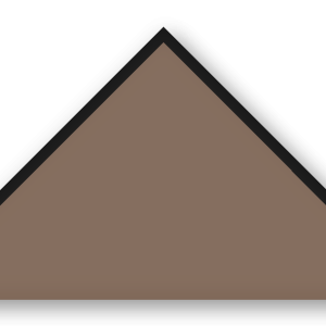 Foulard scout Taupe CC35 Biais Noir