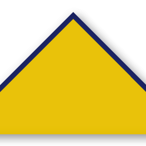 Foulard scout Tournesol CC26 Biais Bleu Nuit