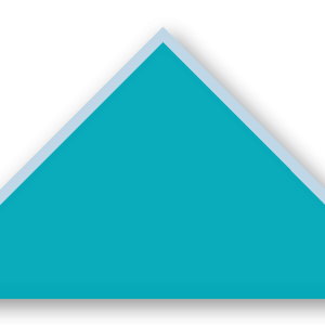Foulard scout Turquoise CC14 Biais Bleu Glacier