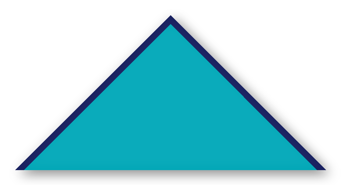 Foulard scout Turquoise CC14 Biais Bleu Nuit