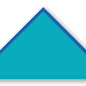 Foulard scout Turquoise CC14 Biais Bleu Roi