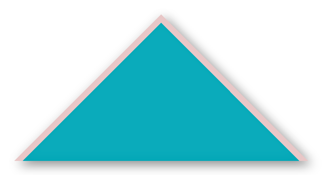 Foulard scout Turquoise CC14 Biais Rose Pale