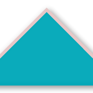 Foulard scout Turquoise CC14 Biais Rose Quartz