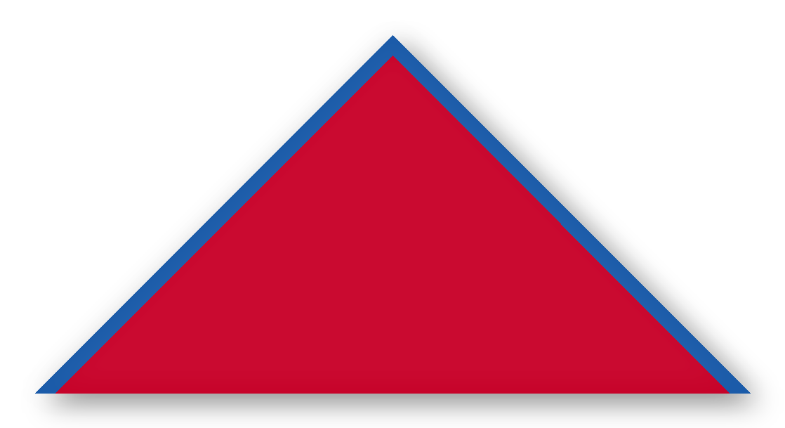 Foulard scout Vermillon Biais Bleu Roi