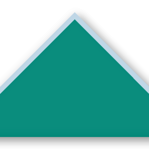 Foulard scout Vert Canard CC13 Biais Bleu Glacier