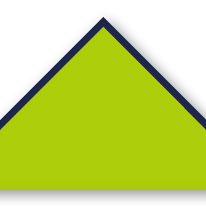 Foulard scout Vert Spring Biais Bleu Marine