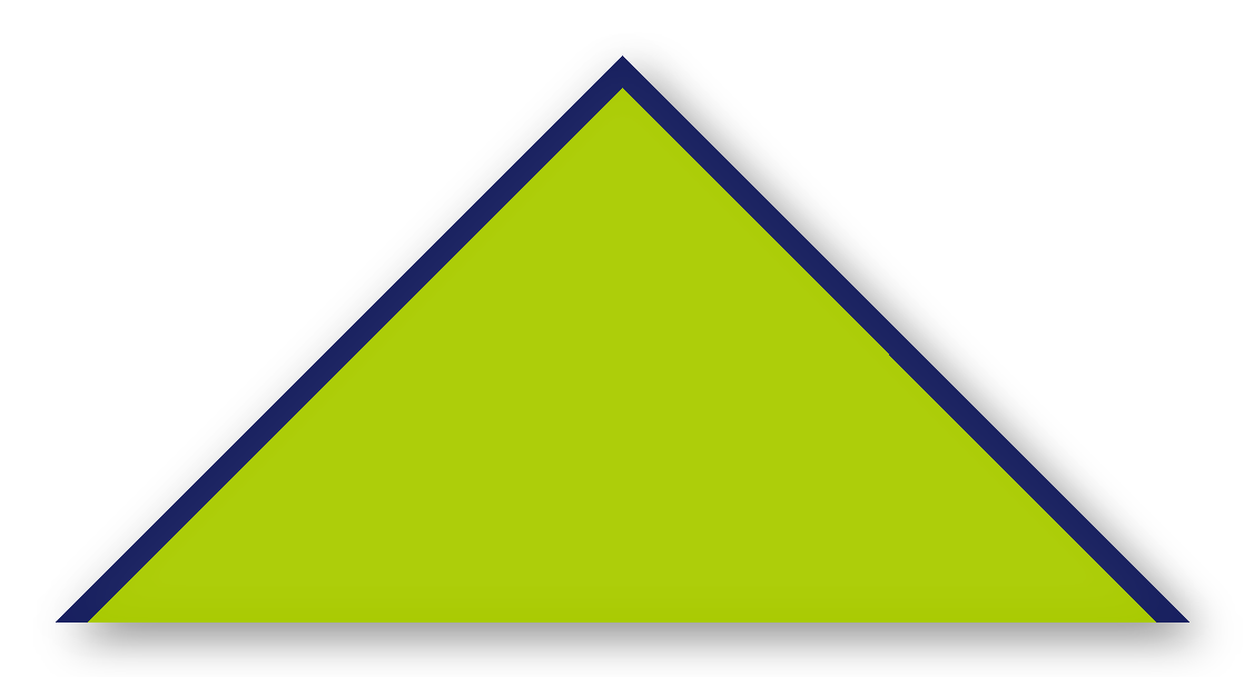 Foulard scout Vert Spring Biais Bleu Nuit