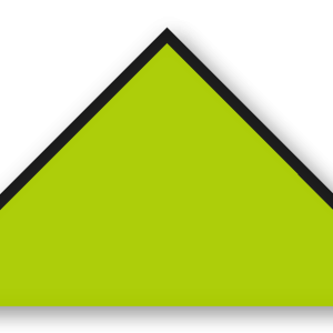 Foulard scout Vert Spring Biais Noir