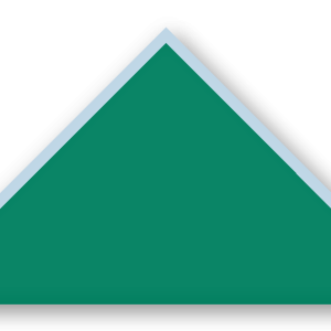 Foulard scout Vert Biais Bleu Glacier