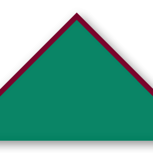 Foulard scout Vert Biais Bordeaux
