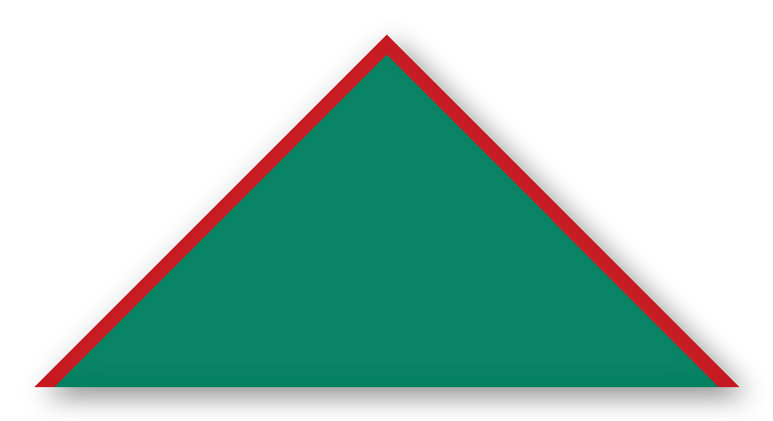 Foulard scout Vert Biais Rouge