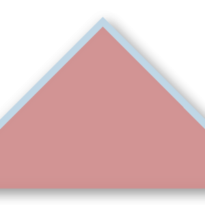 Foulard scout Vieux Rose CC41 Biais Bleu Glacier