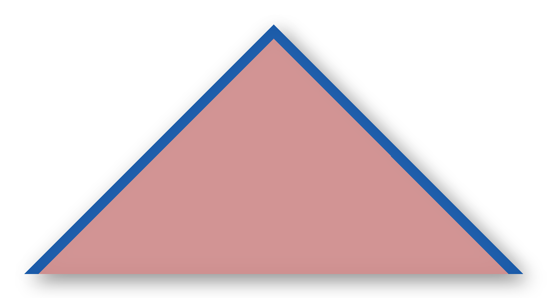 Foulard scout Vieux Rose CC41 Biais Bleu Roi