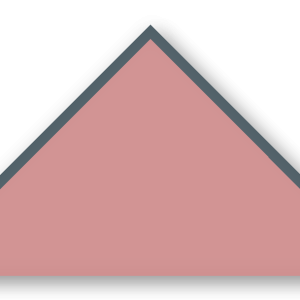 Foulard scout Vieux Rose CC41 Biais Gris Ardoise