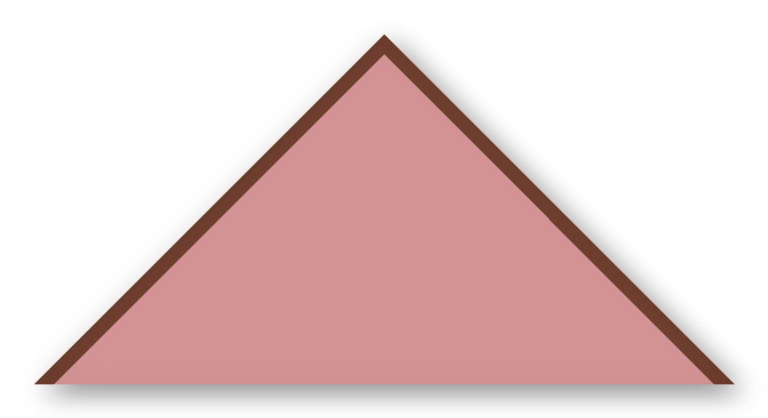 Foulard scout Vieux Rose CC41 Biais Marron