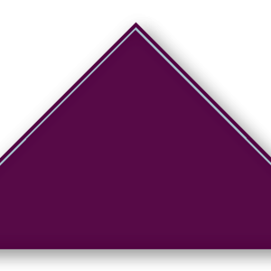 Foulard scout Aubergine Soutache Bleu Clair