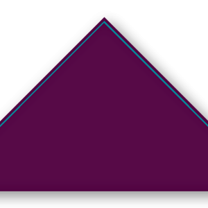 Foulard scout Aubergine Soutache Lac Bleu