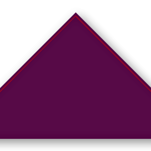 Foulard scout Aubergine Soutache Rouge Fonce