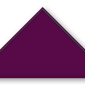 Foulard scout Aubergine Soutache Vert Profond