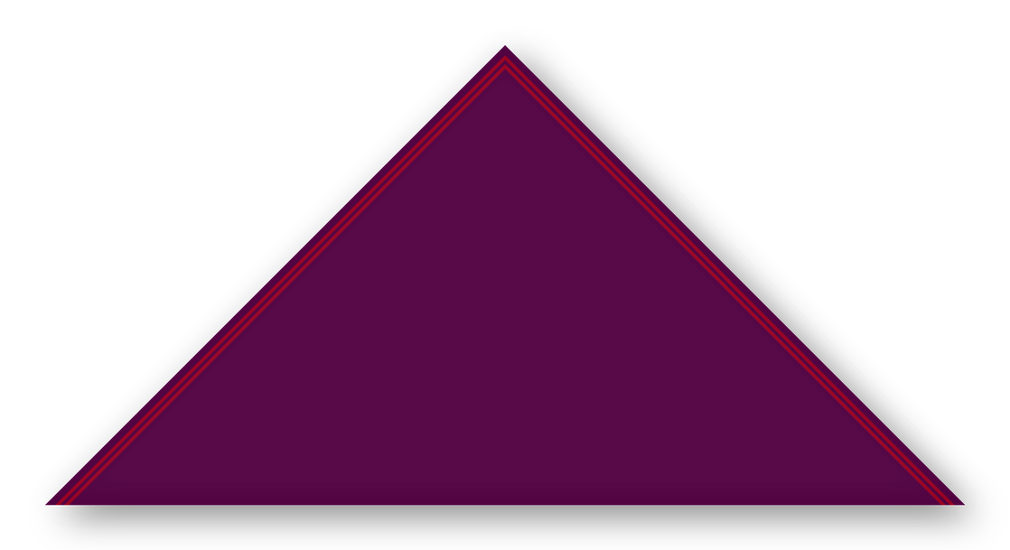 Foulard scout Aubergine Double soutache Rouge Fonce